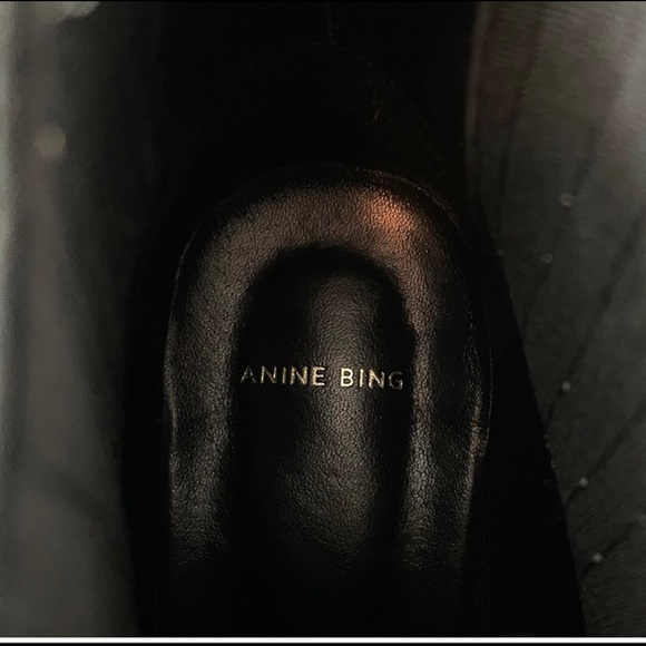 ANINE BING Harris ankle boot Harness Snake Python - Picture 8 of 10